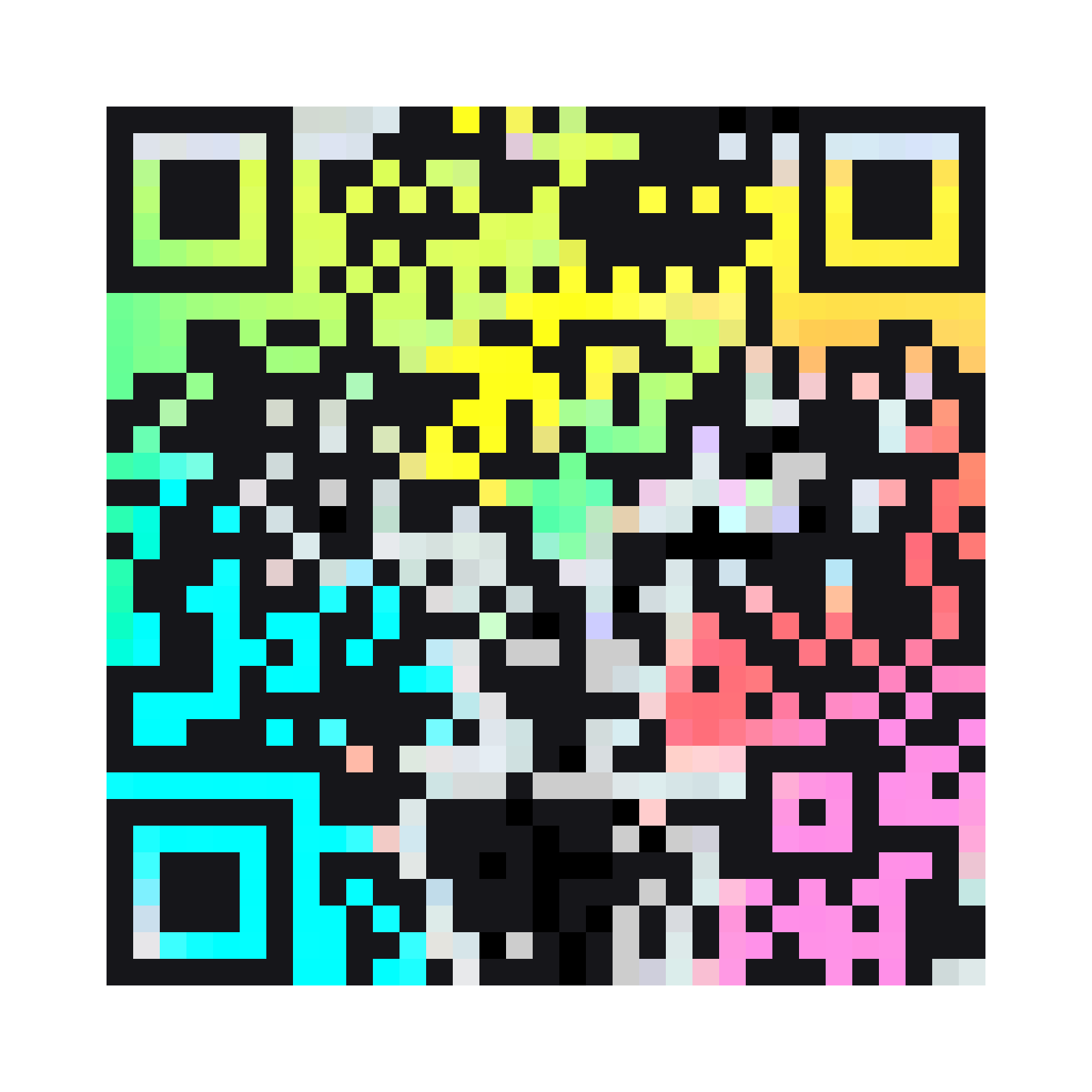 Photo code, logo colours in the light modules